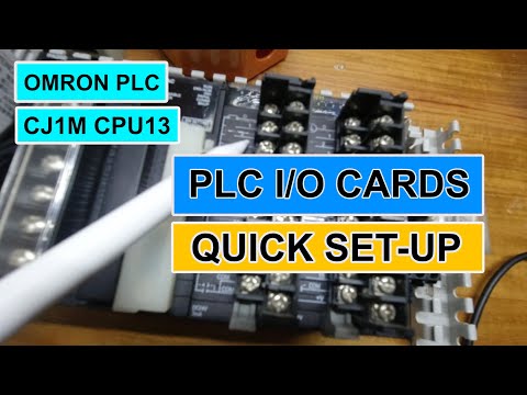 OMRON CJ1M | PLC I/O CARDS SET-UP | ID211 | OD211