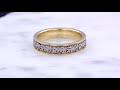 video - 
Two Tone Narrow Oak Leaf Wedding Band