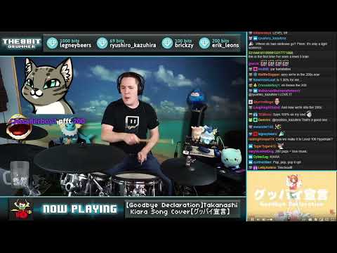 The8BitDrummer // Chinozo - Goodbye Sengen (Takanashi Kiara cover)