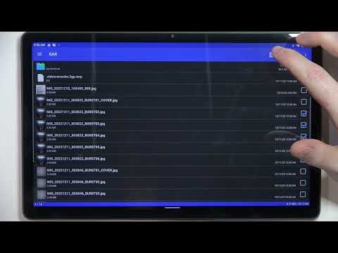 Lenovo Tab P11 Plus - How To Pack Files Into Rar & Zip Archives