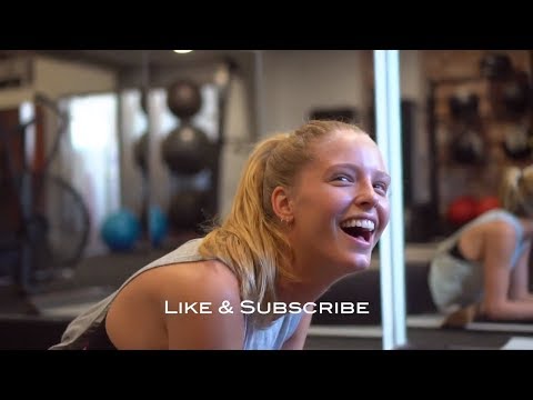 Model Workout - Abs and glutes workout w/ Abby Champion -  Slideboard workout