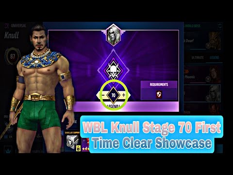 WBL Knull Stage 70 First Time Clear Showcase - Marvel Future Fight