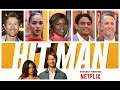 Hit Man cast interviews with Glen Powell, Adria Arjona, Retta, Sanjay Rao and Richard Linklater