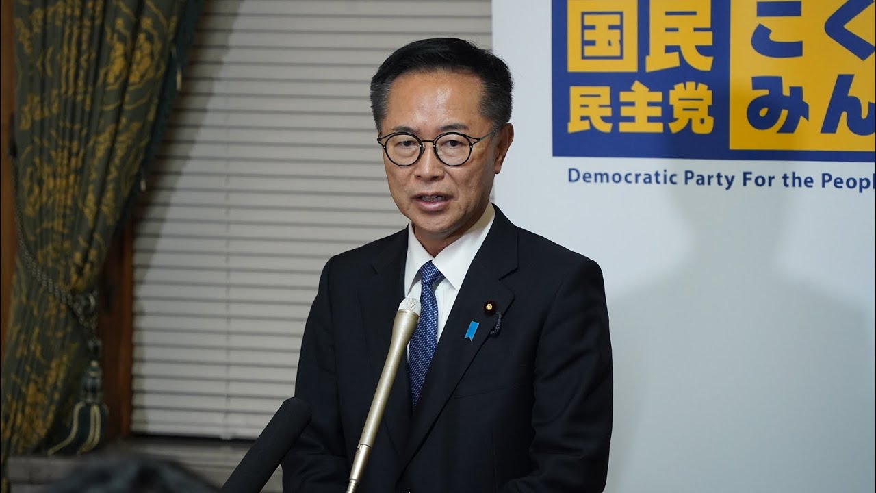 12月17日 政治改革関連3法案採決後 #古川元久 代表代行ぶら下がり