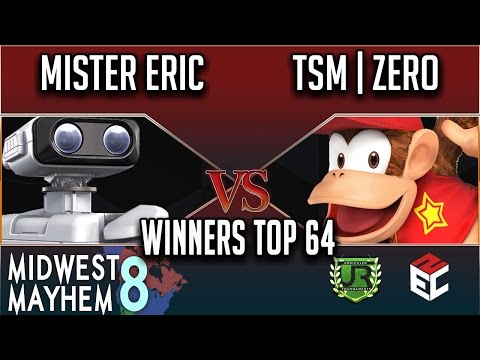 Midwest Mayhem 8 WINNERS TOP 64 - Mister Eric (ROB) vs TSM | ZeRo (Diddy Kong)