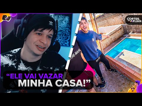 ARUAN REAGE: A PISCINA DA MINHA NOVA CASA ESTÁ PRONTA ! (RENATO GARCIA) - Cortes do Aruan
