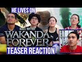 BLACK PANTHER WAKANDA FOREVER TEASER Reaction! | SDCC 2022 | MaJeliv Reactions l He Lives On