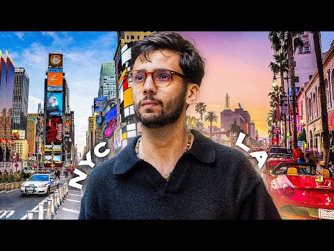 الفرق بين new york و LA في امريكا ! 🇺🇸🗽