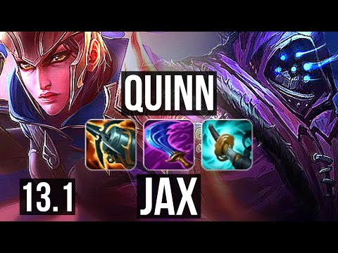 QUINN vs JAX (TOP) | 9/0/7, Rank 4 Quinn, Legendary | EUW Grandmaster | 13.1