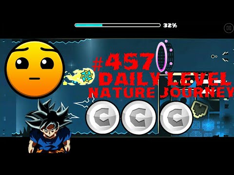 DAILY LEVEL #457 Geometry Dash 2.11 el nivel NATURE JOURNEY