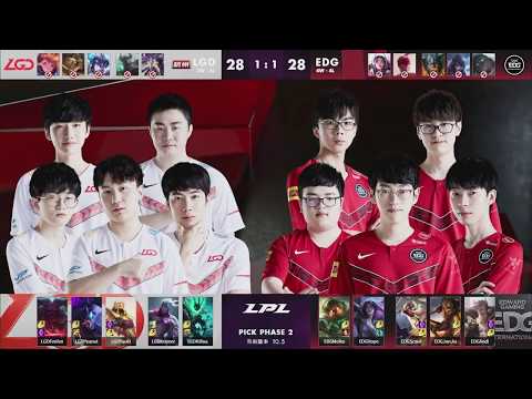 LGD VS EDG Game 3 Highlights 2020 LPL SPRING HIGHLIGHTS