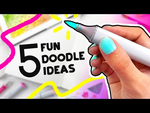 5 Easy Satisfying Doodle Ideas Video