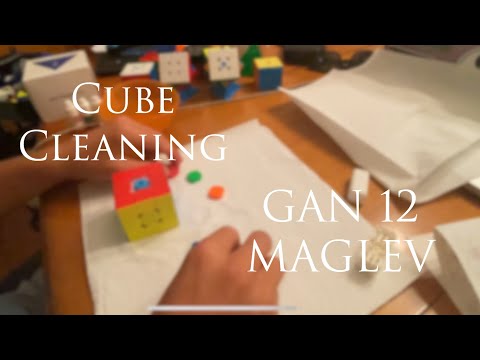 Cube Cleaning ASMR. Relaxing Cube Sounds. Learn to clean your cube.
