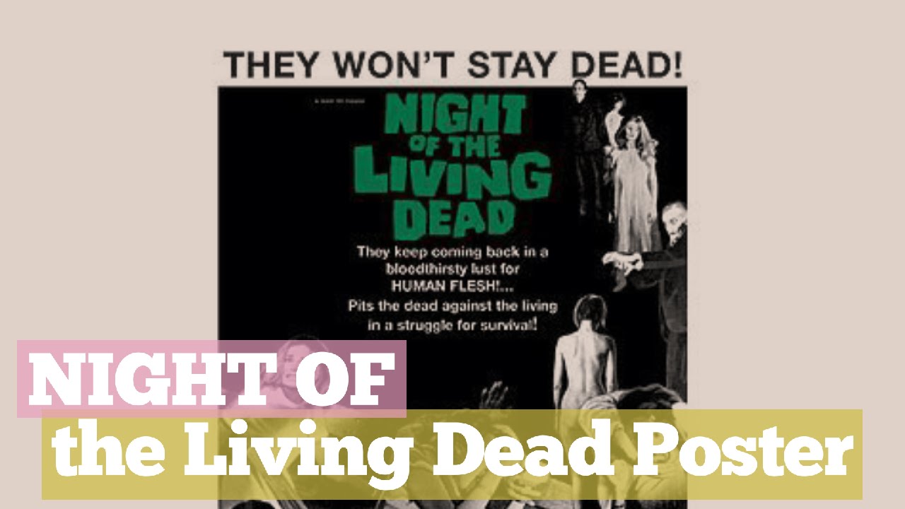 Night Of The Living Dead Poster // Most Popular 2017!
