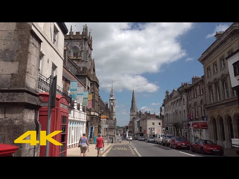 Dorchester Walk: Town Centre【4K】