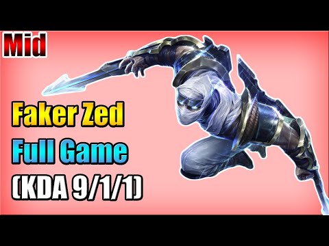 SKT T1 Faker - Zed vs Ezreal - Mid - Full Game (Dec 18, 2015)