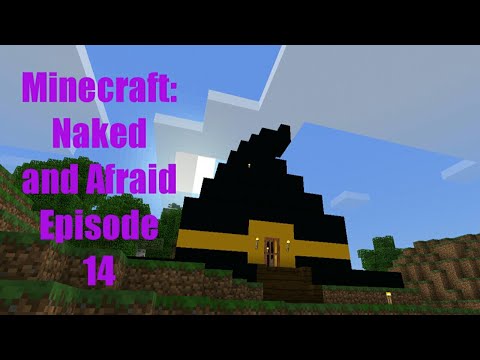 emrald_plays - Minecraft: Naked and Afraid Part 14 - The Witch's Hat Brewery and the Portal of Fail
