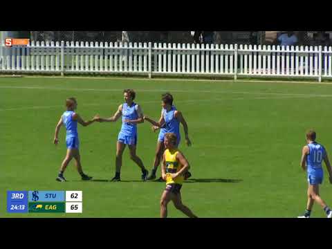 Sturt's Morgan Ferres kicks 6 goals - Rd 1 U18 Torrens University Cup