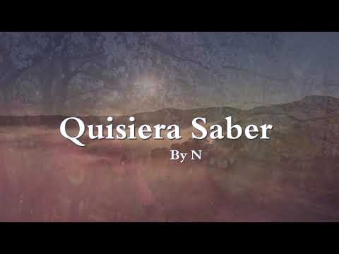 Quisiera saber  - NecioMusik