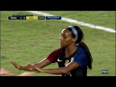 WNT vs. Romania: Teodora Meluta Own Goal - Nov. 13, 2016