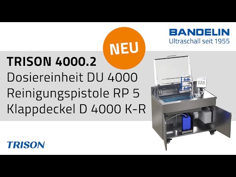 TRISON 4000.2 - Neues Zubehör: Automatische Dosierung, Reinigungspistole & Deckel. Auch nachrüstbar!