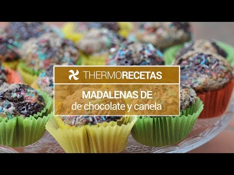 Madalenas de chocolate y canela