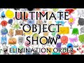 Ultimate Object Show | Hypothetical Elimination Order (3K Sub Special)