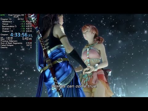 Final Fantasy XIII Any% PC Speedrun 4:33:56 [WR 10/27/21 - 11/15/21]