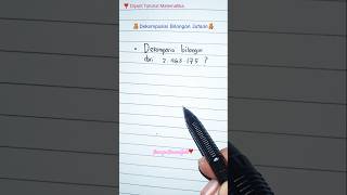 Download lagu Trik Cepat Dekomposisi Bilangan Cacah Jutaan 2.463.175 ‼️ mp3 Download lagu Trik Cepat Dekomposisi Bilangan Cacah Jutaan 2.463.175 ‼️ mp3