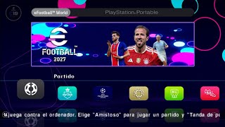 eFootball 2027 Chelito 19 Beta Para Android/Móvil (PPSSPP) Fichajes, Con narración en español
