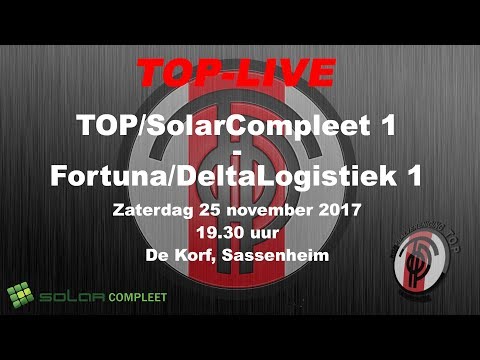 TOP/SolarCompleet 1 tegen Fortuna/Delta Logistiek 1, zaterdag 25 november 2017