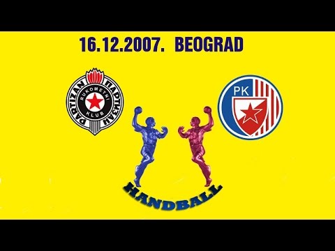 Handball гандбол 2007 RK PARTIZAN - RK CRVENA ZVEZDA 핸드볼 Beograd