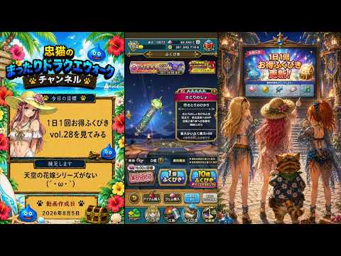 忠猫が贈る！ドラクエウォークふくびきvol.28の魅力とは？