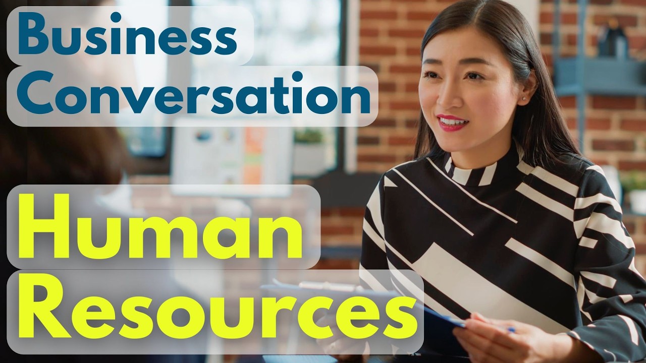 Business Dialogues in HR "10 Conversations about HR" | Business English Learning