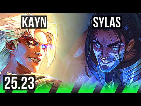 KAYN vs SYLAS (JGL) | 15/1/16, 44k DMG, Legendary, 1000+ games | KR Master | 25.23