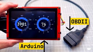 Arduino Dashboard (full tutorial - with Nextion Intelligent Display, OBDII ELM327, Arduino Leonardo)