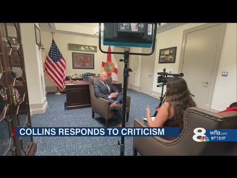 Lt. Gov. Jay Collins responds to criticism and outlines plans
