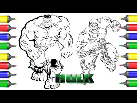 Hulk colouring pages / Marvel /Avengers /Music [NCS] /