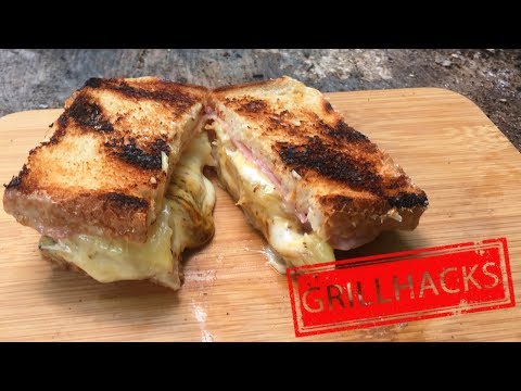 Toast Hawaii zubereiten im Lagerfeuer | Toast Hawaii Rezept