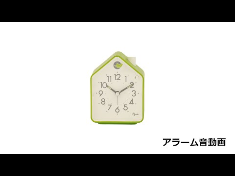 目覚まし時計 【ネイチャーサウンド音源】 ピンクパール NR452P