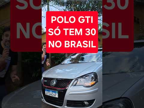 O VW MAIS RARO DO BRASIL: POLO GTI!