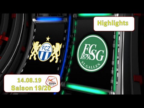 Highlights: Fc Zürich vs Fc St.Gallen (14.08.19)