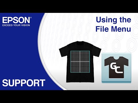 Using the Garment Creator File Menu