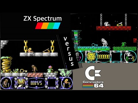 C64 vs. ZX Spectrum - 8 games from 1989