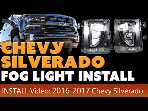 Winjet\'s 2016-2017 Chevy Silverado Fog lights Install (CFWJ-0590-C)