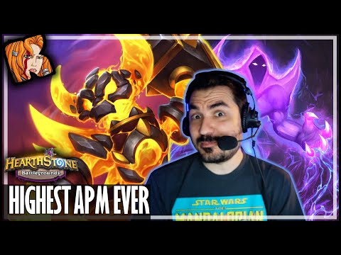 MY HIGHEST APM GALLYWIX EVER! - Hearthstone Battlegrounds