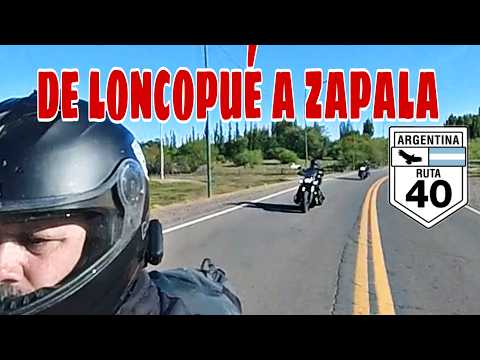 LONCOPUE A ZAPALA VIAJANDO EN MOTO POR NEUQUEN otro tramo de la 40 #motovlog #motorcycle #travel