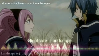 Download lagu Nightcore • Landscape (Fairy Tail Ending) Cover Jellal x Meldy mp3