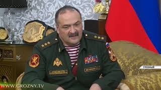 Рамзан Кадыров встретился с первым замдиректора ФСВНГ России Сергеем Меликовым