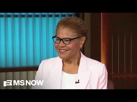 LA Mayor Karen Bass HOLDS OFF on Newsom Endorsement for 2028